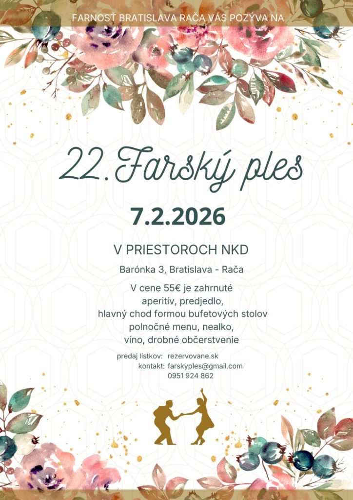 Farsky PLES Bratislava Raca 2026